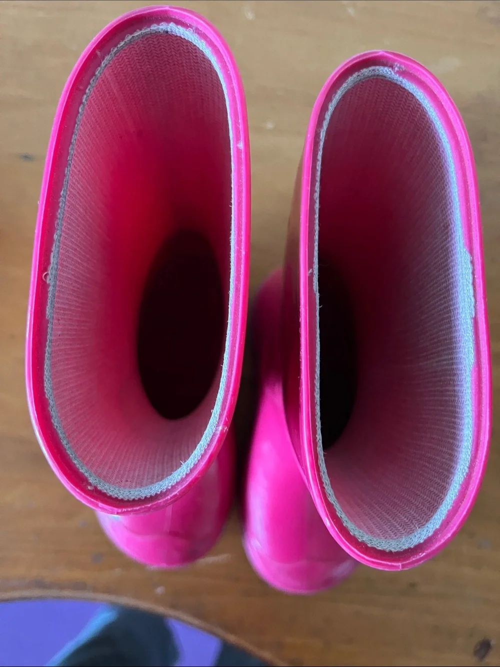 Kids Wonder Nation Hot Pink Rain Boots Toddler Girl Size 5-6